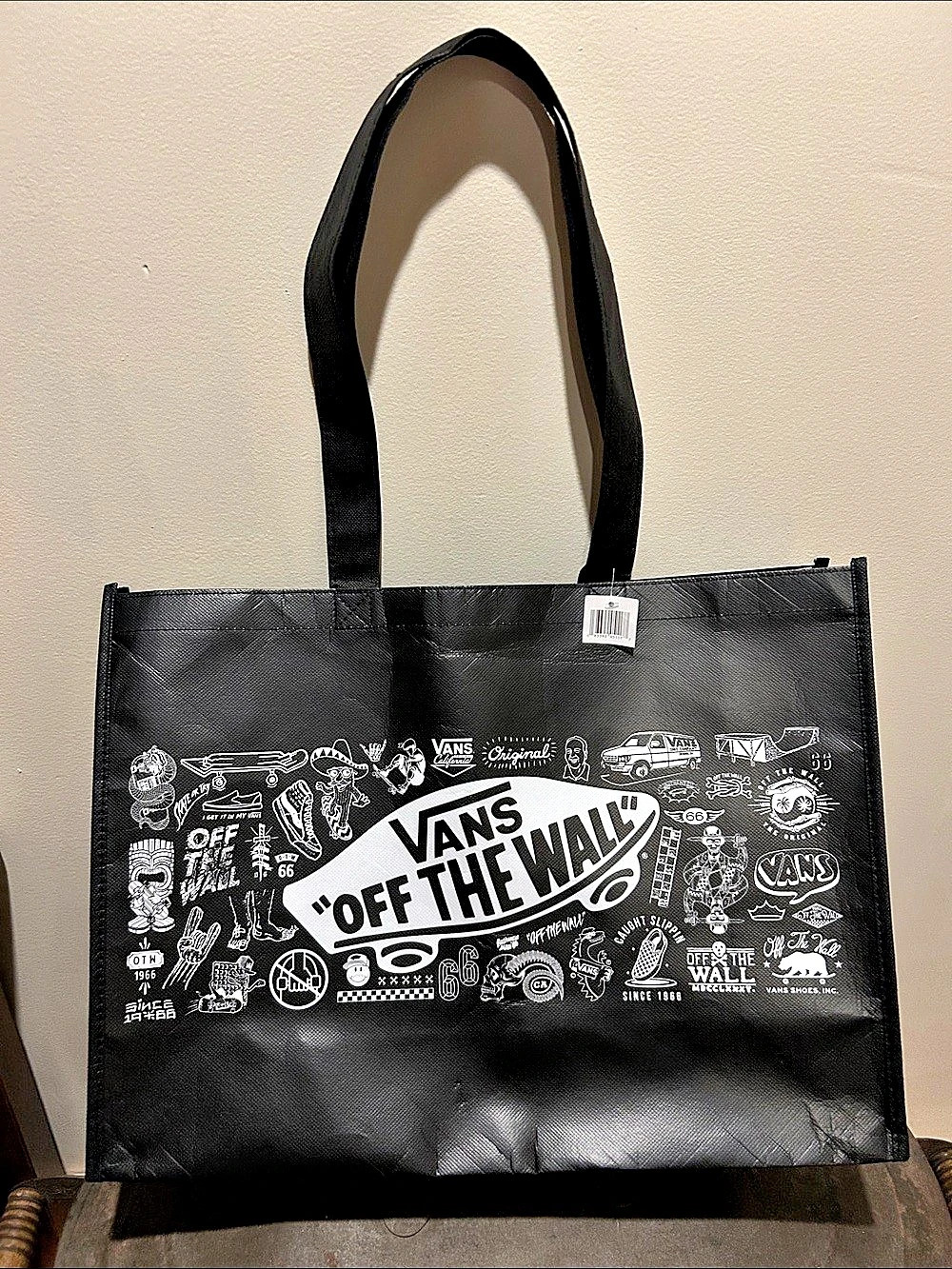 Vans Off The Wall Reusable Graphic Tote Bag